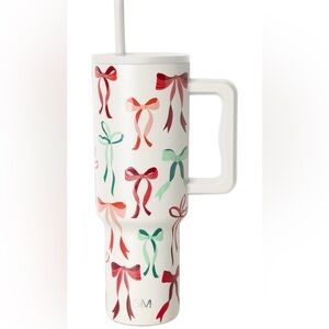 NEW 40oz Tumbler with Cute Bow Design